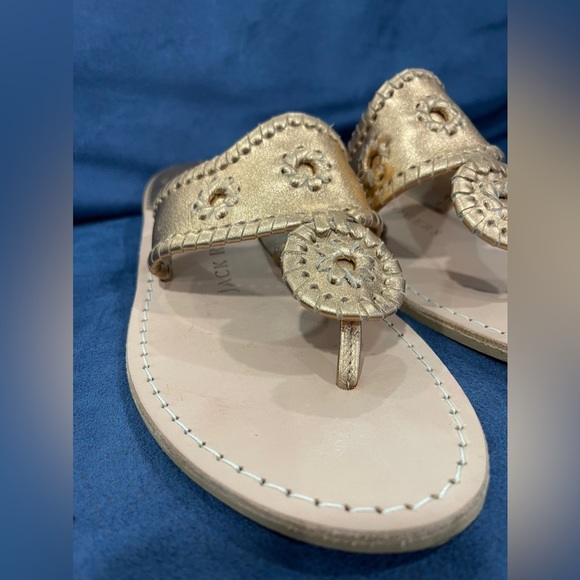 𝅺Jack Rogers rose Gold sandals size 8.5M EUC SB7 - Picture 3 of 8